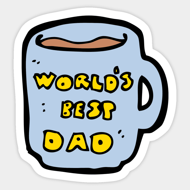 Best Dad ever Sticker by jeune98